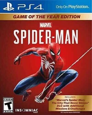 PS4 Spiderman Game Of The Year Edition